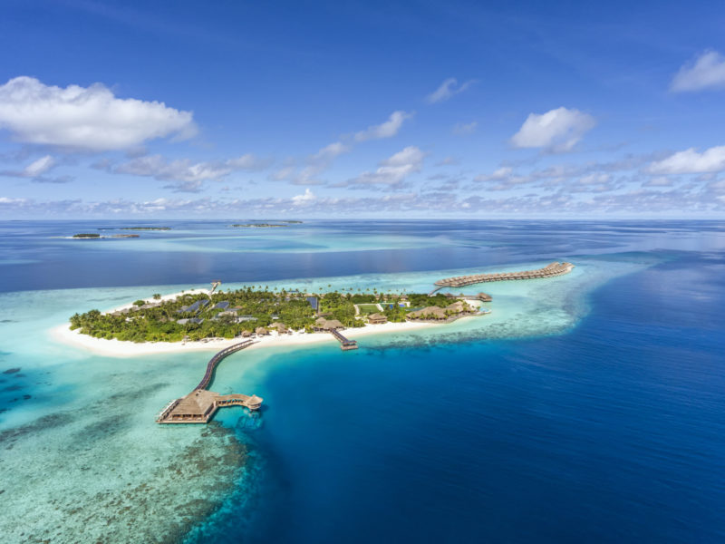 Maldives - Lhaviyani Atoll - 1567 - Hurawalhi Island Resort - Aerial view of Atol - Perfect Island