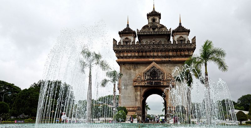 Laos - 17089 - Historical Landmark - Water Fountains