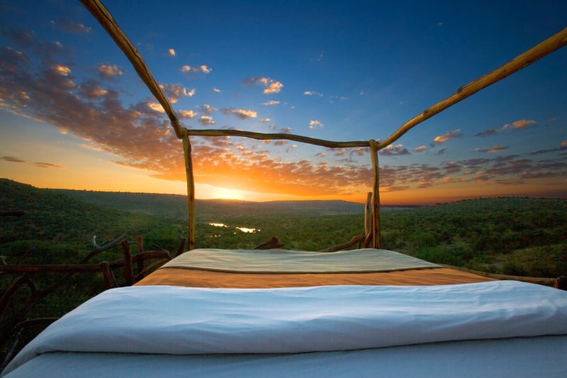 Kenya - Loisaba Conservancy - 12890 - Elewana Loisaba Star Beds Sunrise