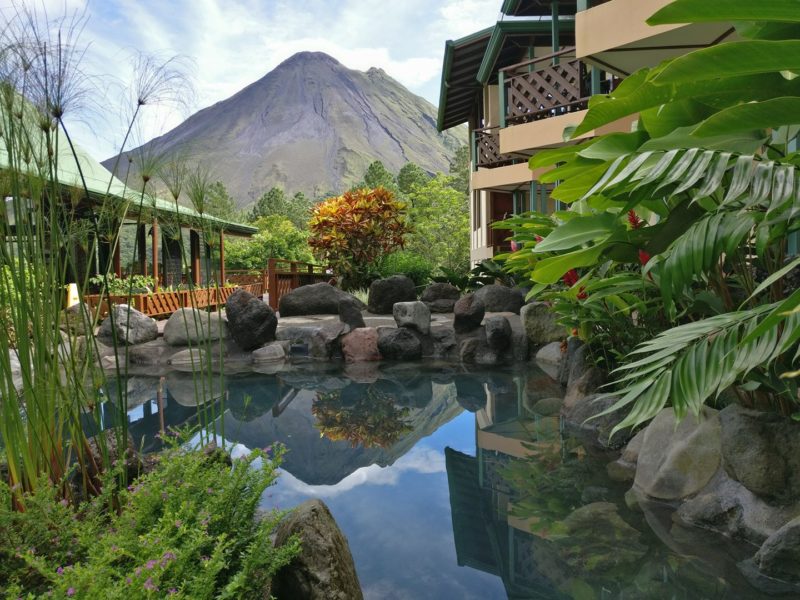 Costa Rica - Arenal Volcano National Park - 10024-Arenal Observatory Lodge Volcano Views