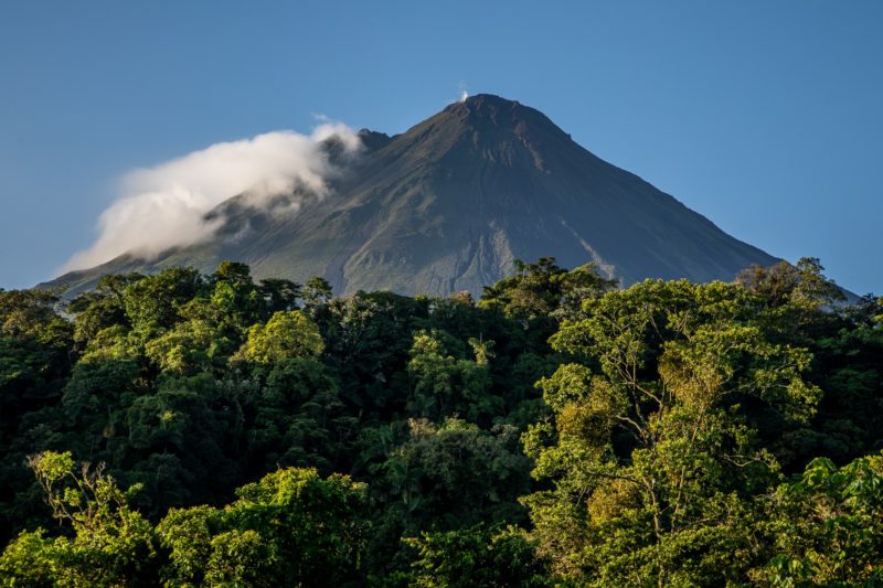 Costa Rica- Arenal- 1570- Amor Arenal Volcano View from Decking