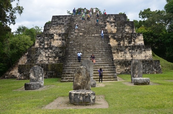 Honduras Highlights - 10024 - Copan - Stepped Pyramid