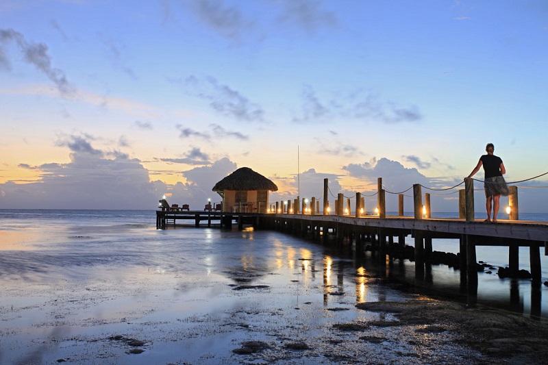 Highlights of Belize - 10024 - Ambergris Caye Beach Pier