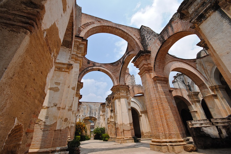 Guatemala Adventure Journey - 10024 - Antigua - Landmark Ruins