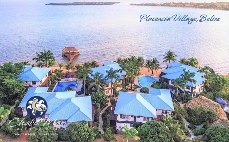 Belize - Placencia Peninsula - 10024- Chabil Mar Villas from above