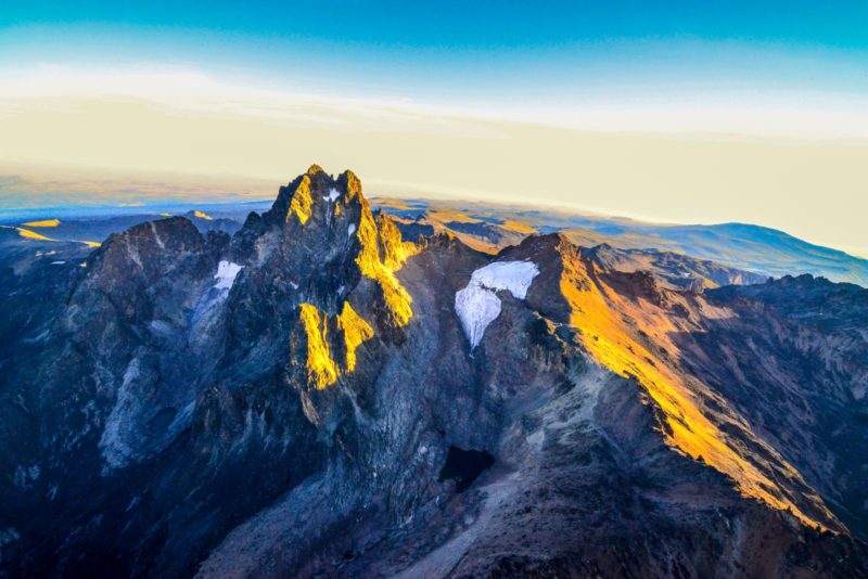 Kenya - 12890 - Mt Kenya - View from Helicopter