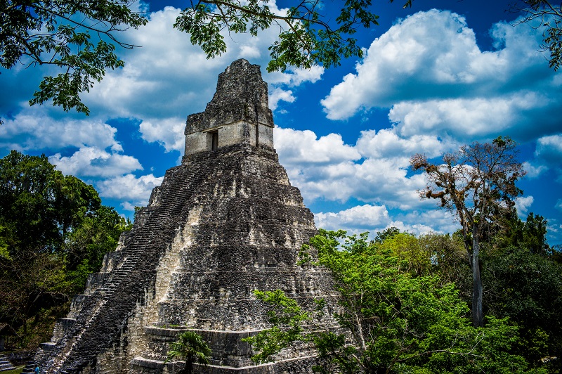 Guatemala Adventure Journey - 10024 - Peten Mayan Ancient Civilisation Stepped Pyramid