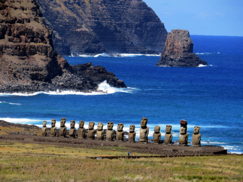 Chile - Easter Island -1560 - Rapa Nui Easter Island Ahu Tongariki