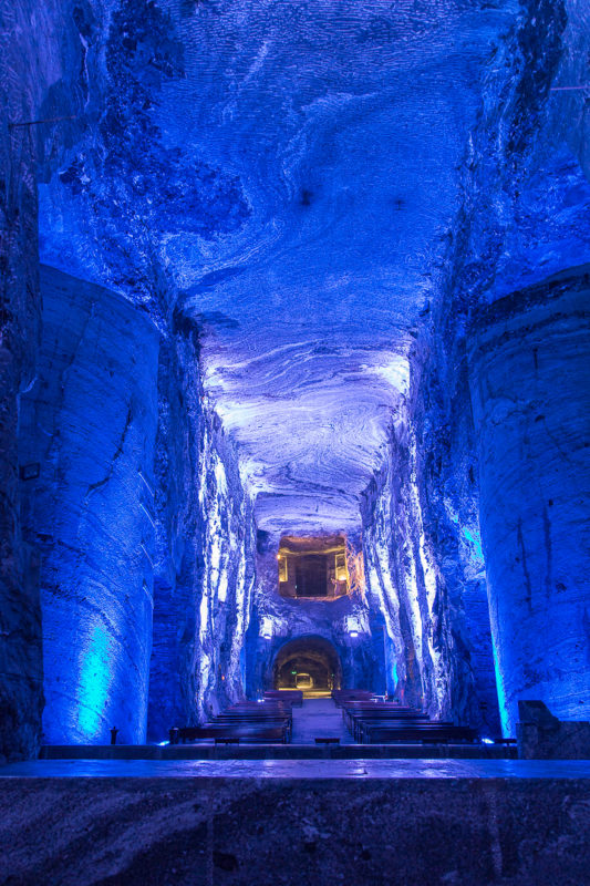 Columbia - 1558 - Bogota Surroundings Salt Cathedral of Zipaquira Cave Underground