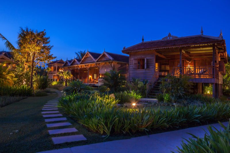 Cambodia - Siem Reap - 18260 - Sala Lodges - Evening Atmosphere