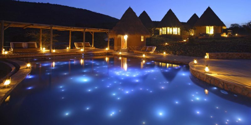 Mara Bushtops - Pool At Night