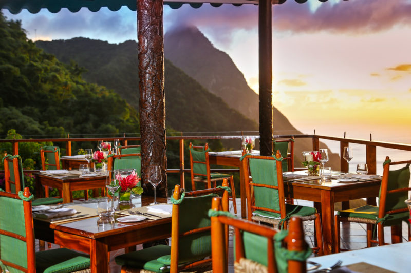 Caribbean - St Lucia, Malgretoute - Ladera Resort