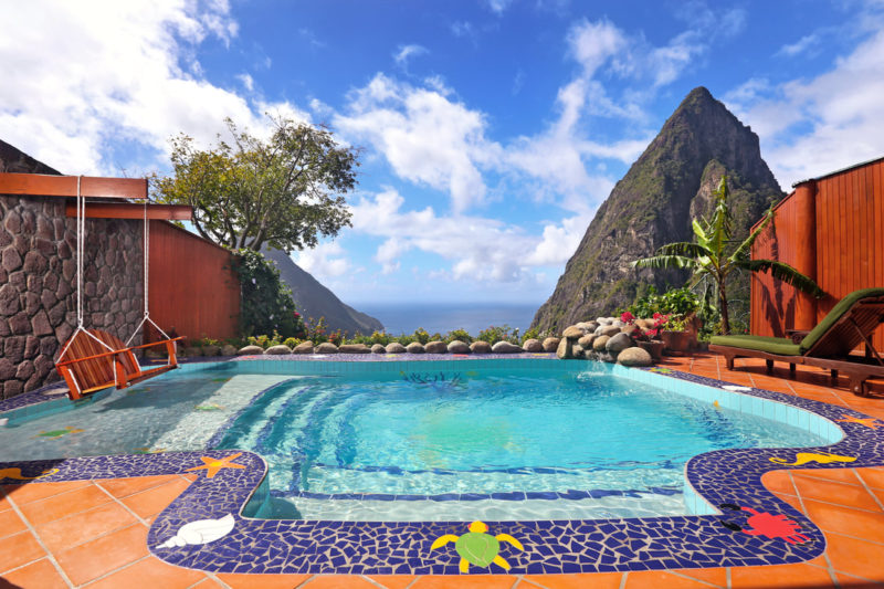 Caribbean - St Lucia, Malgretoute - Ladera Resort