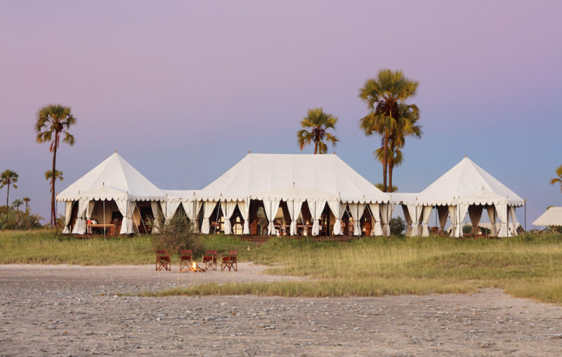 San Camp - Main Camp At Sundown