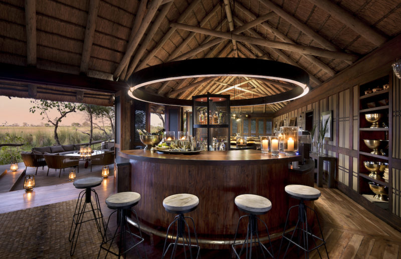 andBeyond Nxabega Okavango Tented Camp - Bar