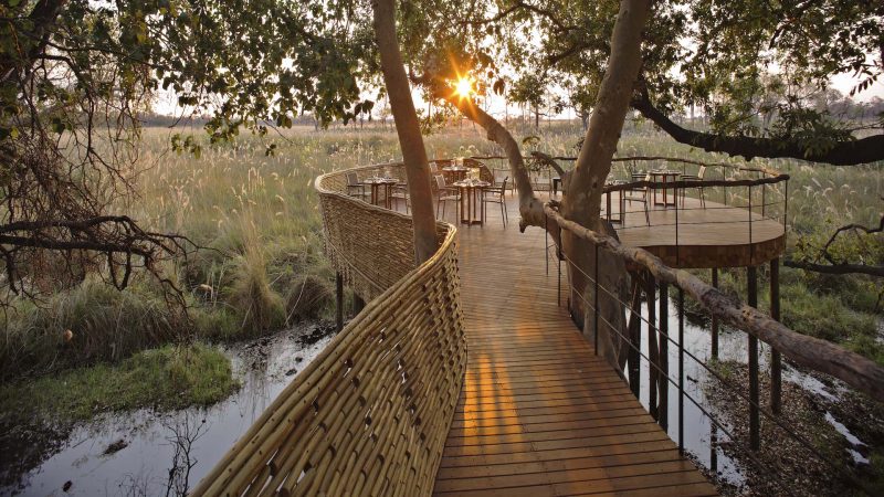 andBeyond Sandibe Okavango Safari Lodge - Outside Area